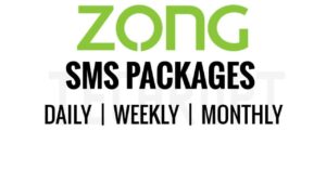 Zong Monthly SMS + WhatsApp Bundle