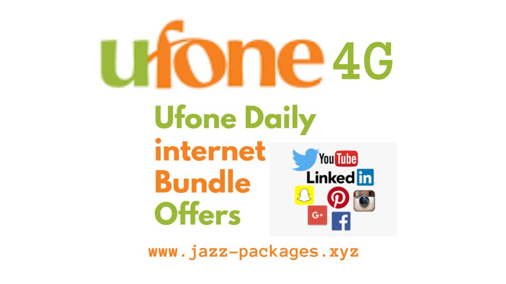 Ufone Daily Internet Bundle Offers